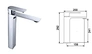 High level washbasin mixer